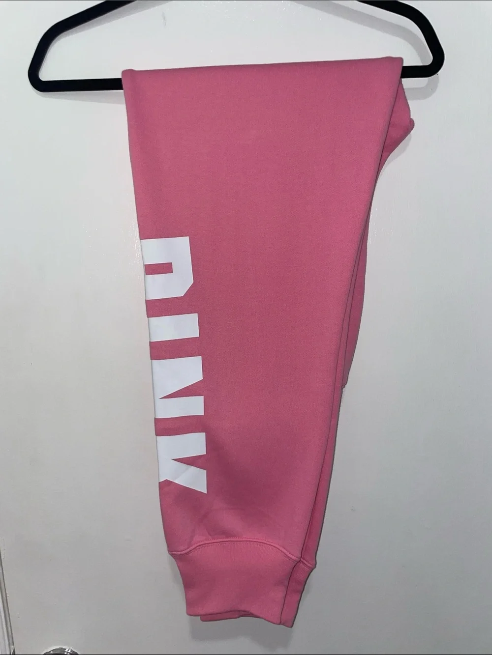 PINK Victoria's Secret Pink Zip Hoodie & Joggers Set with White Logo